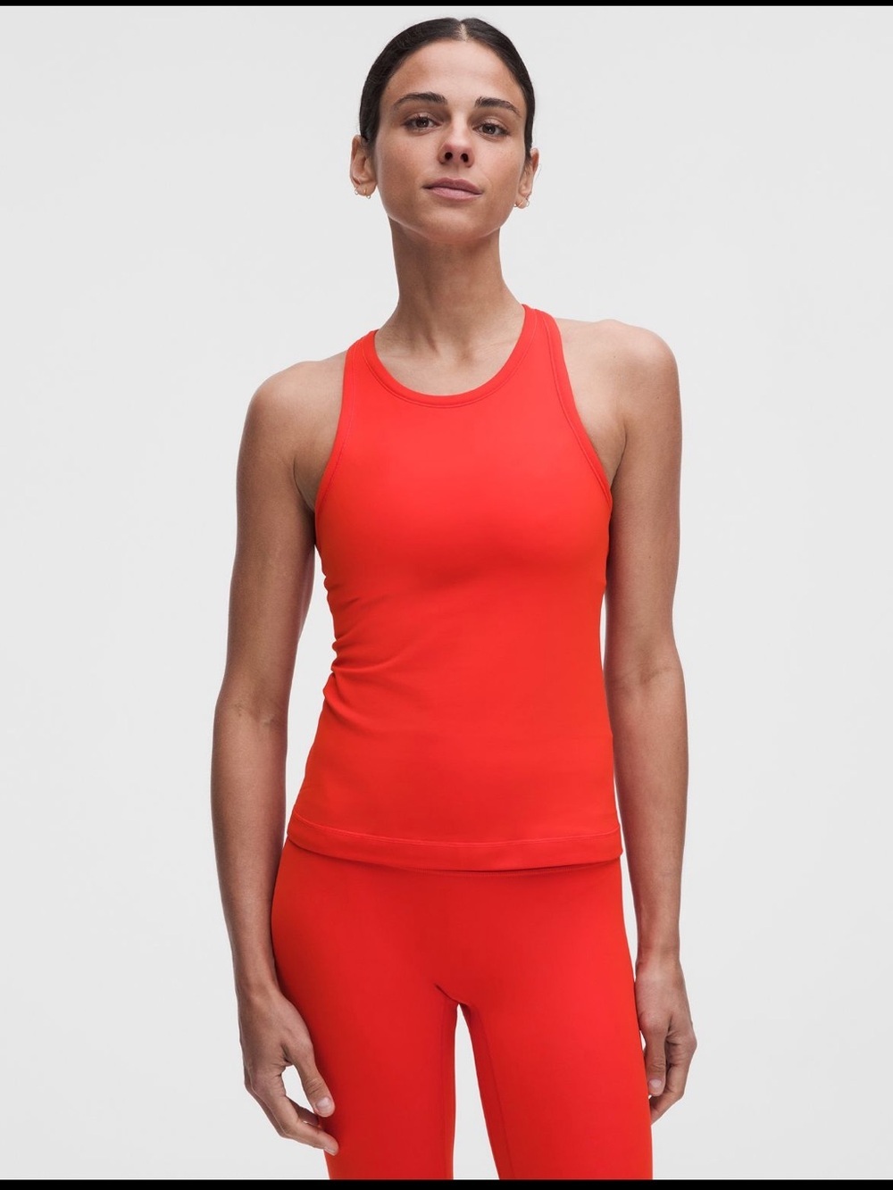 lululemon Align Waist-Length
Racerback Tank Top Cherry Ember size 6